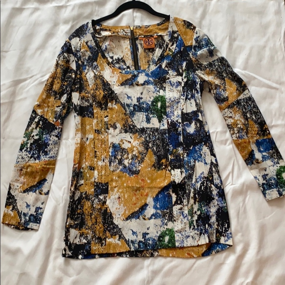 Multi-Colored Tory Burch Tunic